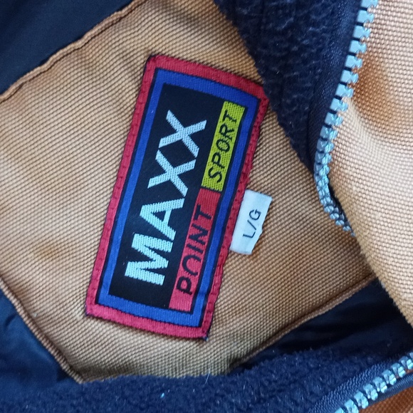 Vintage 90s MAX POINT SPORTS ANTARCTIC LINE YELLOW Winter Jacket UNISEX - Picture 2 of 8